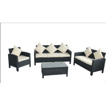 Muebles al aire libre tejidos resina 4PCS